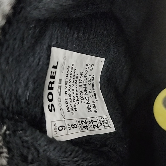 SOREL Men's Ankeny Chelsea Slip On Brown Waterproof Leather Short Boots Size 9 - Picture 13 of 16